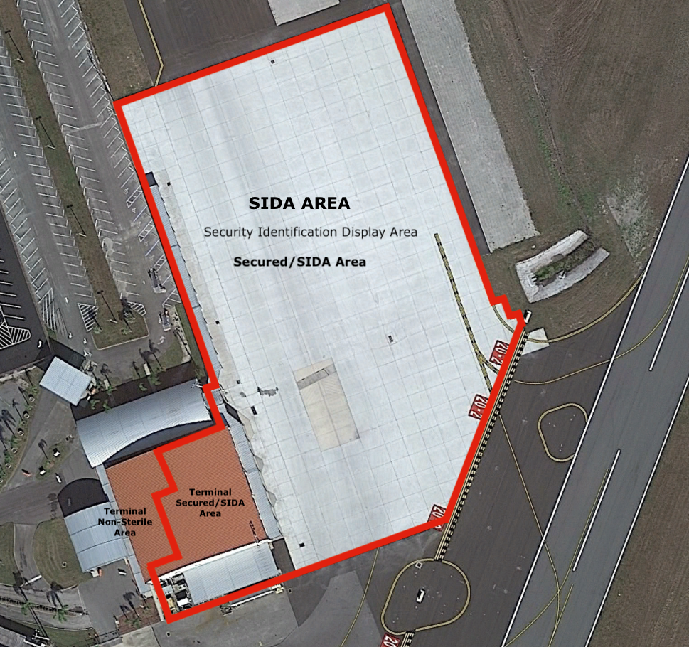 Security Identification Area (SIDA)